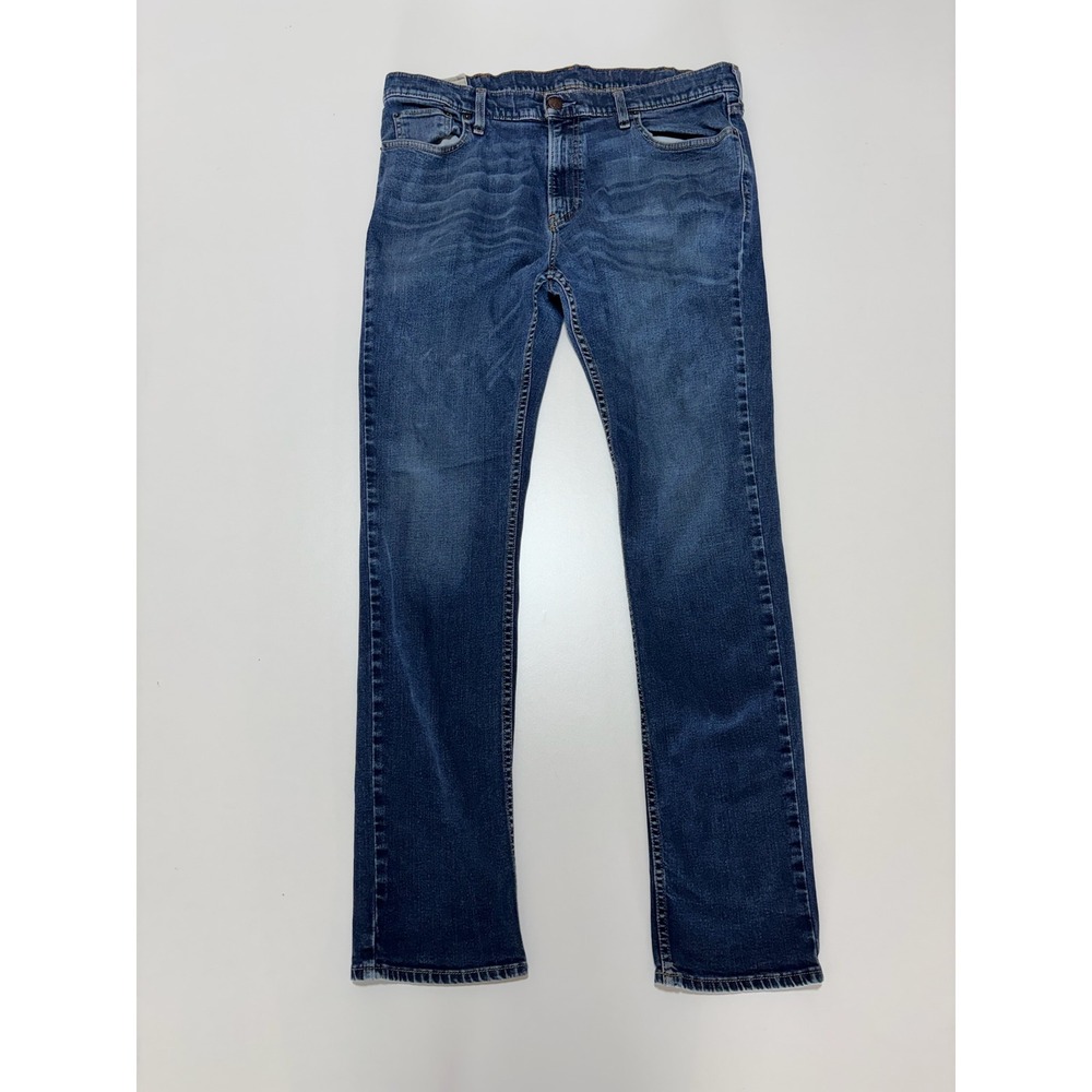 Hollister Mens Skinny Jean Blue Denim Size 38x34